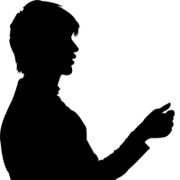 シルエット画像